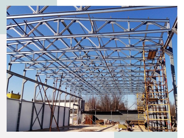 Строительство цехов в Заинск от 610 руб. под ключ