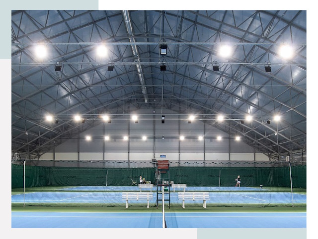 Строительство теннисных кортов в Заинск от 610 руб.