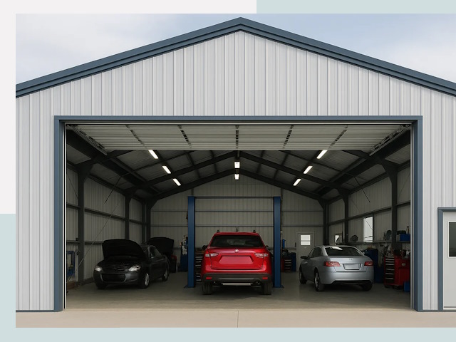 Ангары из сэндвич панелей от 610 руб. в Заинск