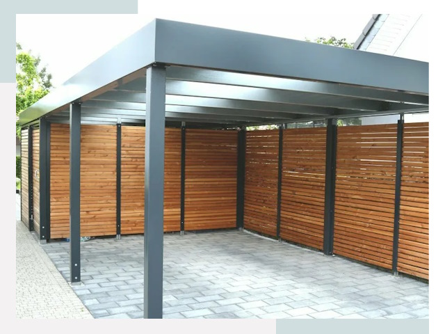 Навесы для парковки в Заинске