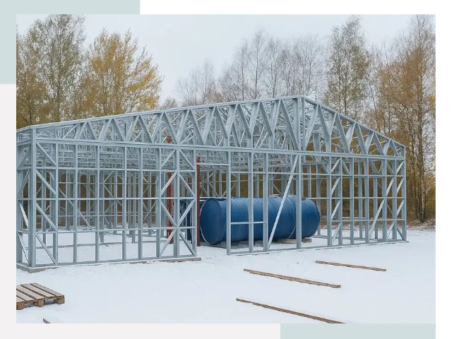 Металлические ангары в Заинске