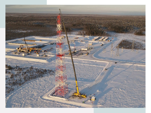 Мачты связи в Заинске