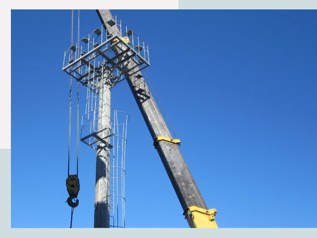 Монтаж осветительных мачт в Заинск от 610 руб.