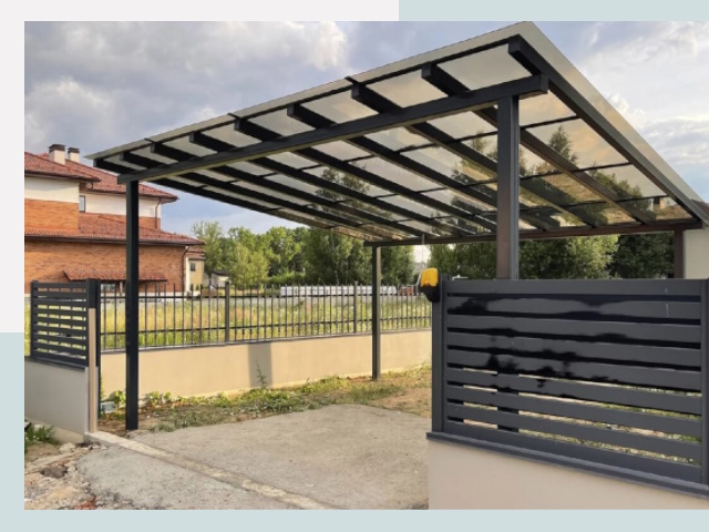 Металлические навесы в Заинск от 610 руб. за м²