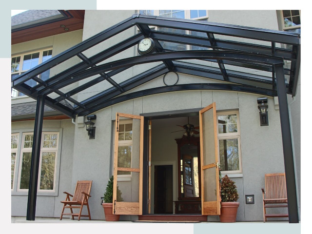 Козырьки металлические в Заинске