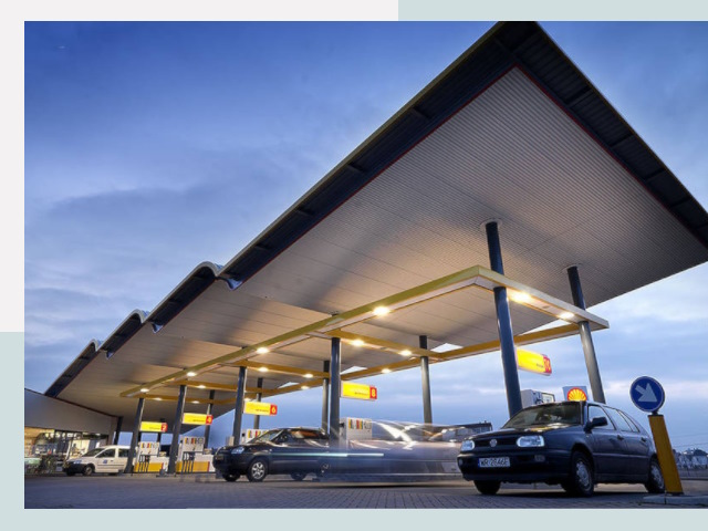Навесы для АЗС в Заинск от 610 руб. - Защита и комфорт