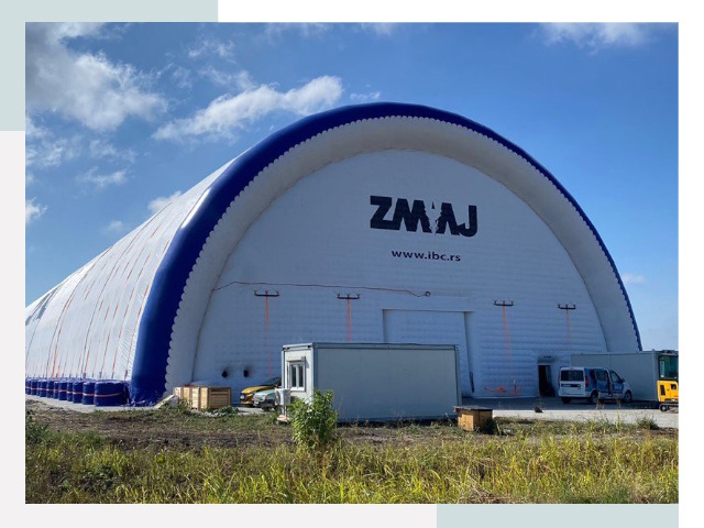 Брендирование ангаров в Заинске