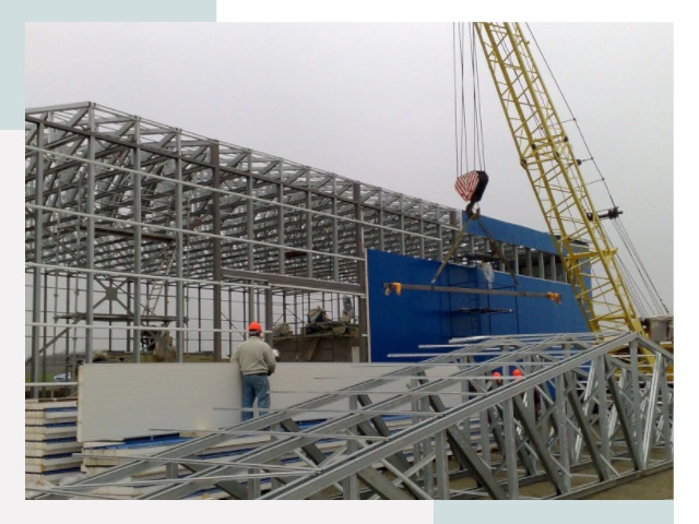 Монтаж ангаров в Заинске