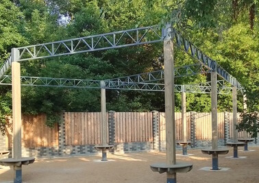 Терраса из металлоконструкций под ключ, проектирование, изготовление и монтаж от СтальСтрой-Знс